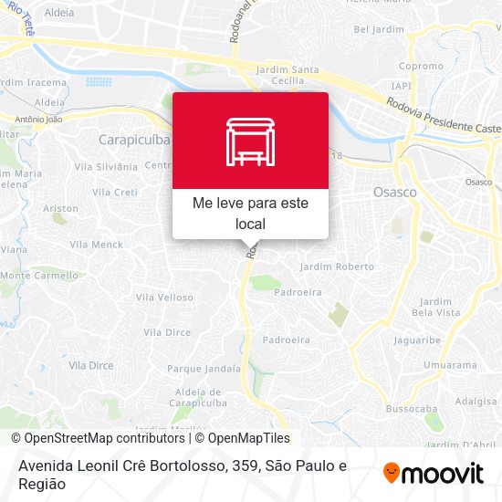 Avenida Leonil Crê Bortolosso, 359 mapa