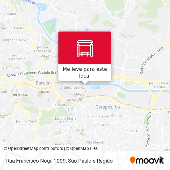Rua Francisco Nogi, 1009 mapa