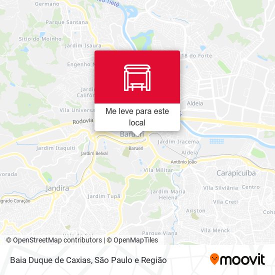 Baia Duque de Caxias mapa