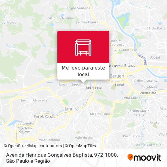 Avenida Henrique Gonçalves Baptista, 972-1000 mapa