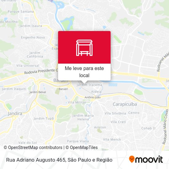 Rua Adriano Augusto 465 mapa