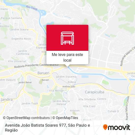 Avenida João Batista Soares 977 mapa