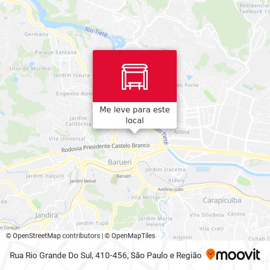 Rua Rio Grande Do Sul, 410-456 mapa