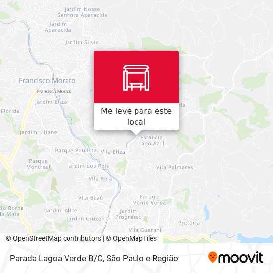 Parada Lagoa Verde B/C mapa