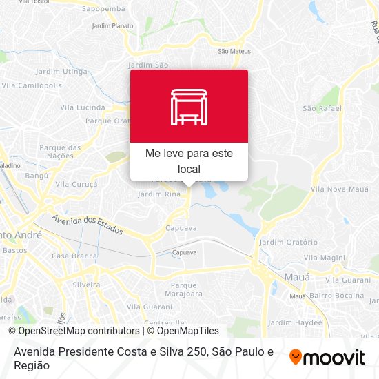 Avenida Presidente Costa e Silva 250 mapa