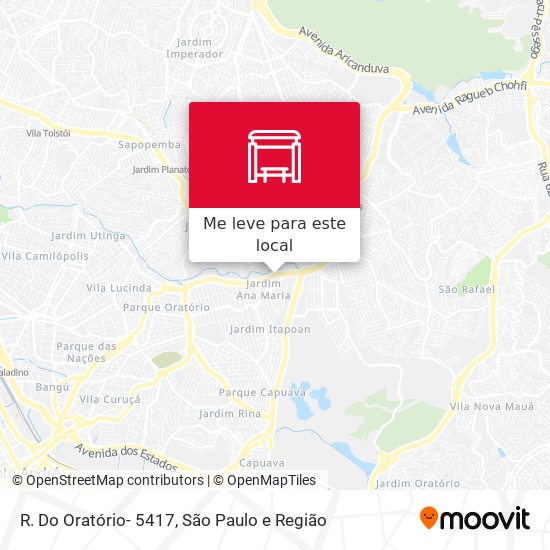 R. Do Oratório- 5417 mapa