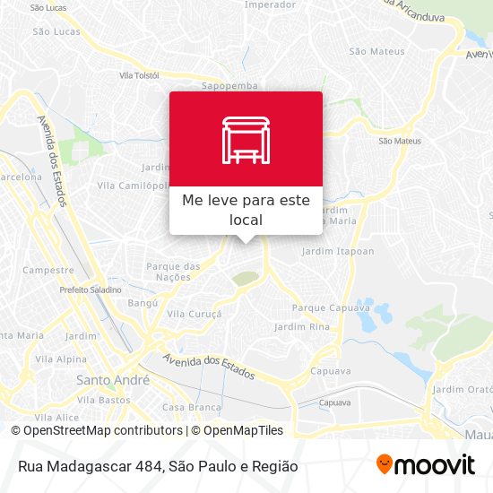Rua Madagascar 484 mapa