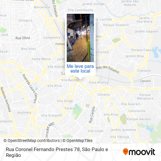Rua Coronel Fernando Prestes 78 mapa