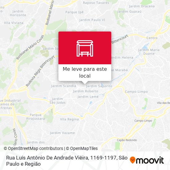 Rua Luís Antônio De Andrade Viêira, 1169-1197 mapa