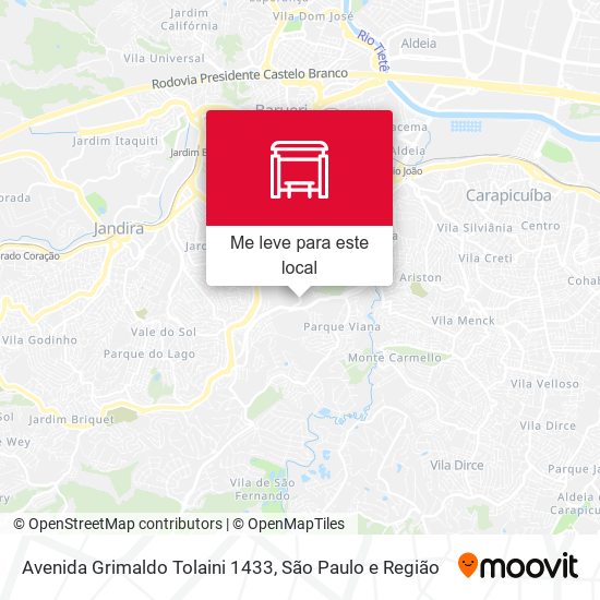 Avenida Grimaldo Tolaini 1433 mapa