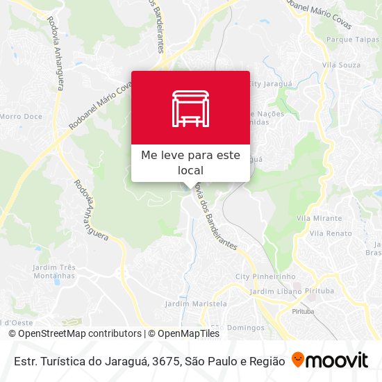 Estr. Turística do Jaraguá, 3675 mapa