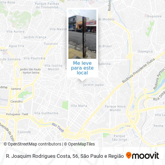 R. Joaquim Rodrigues Costa, 56 mapa