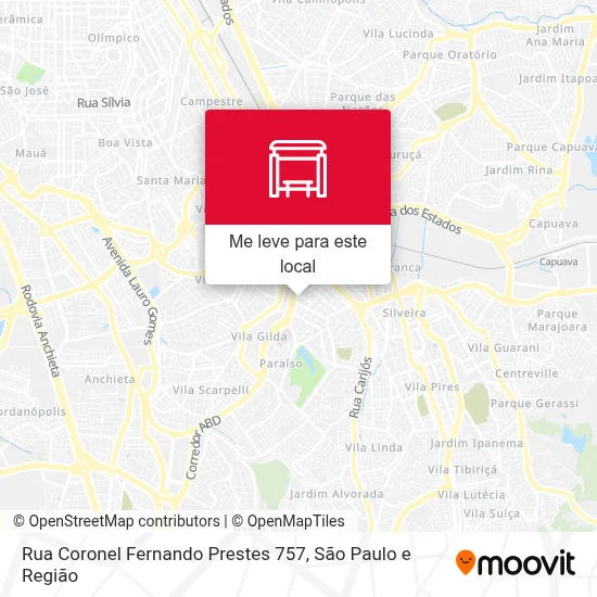 Rua Coronel Fernando Prestes 757 mapa