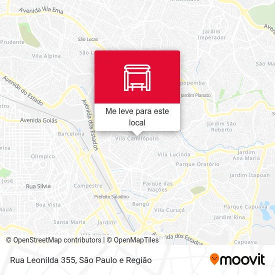 Rua Leonilda 355 mapa