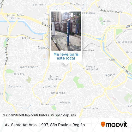 Av. Santo Antônio- 1997 mapa