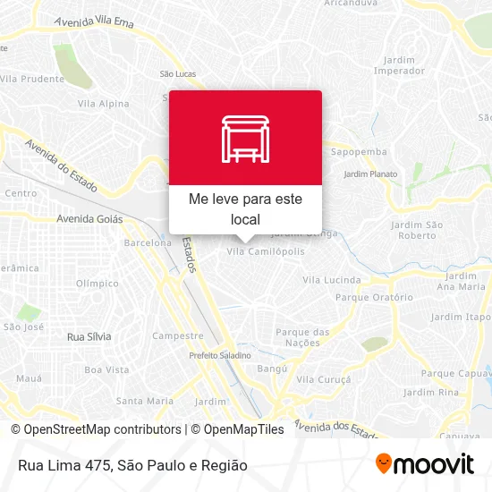 Rua Lima 475 mapa
