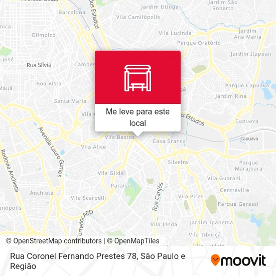 Rua Coronel Fernando Prestes 78 mapa