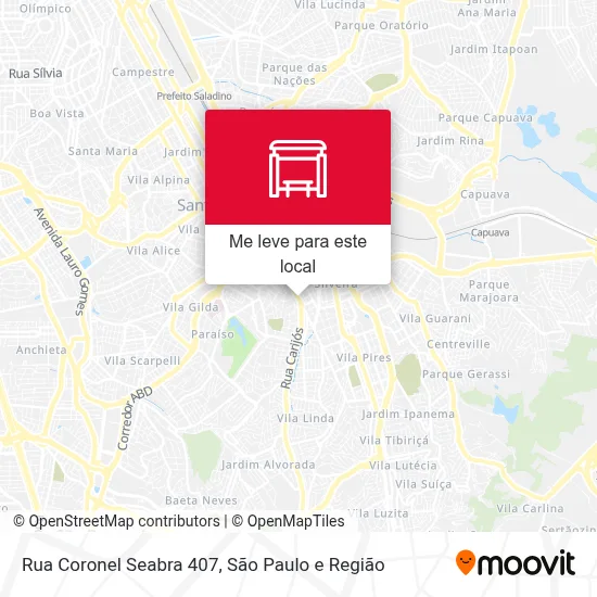 Rua Coronel Seabra 407 mapa