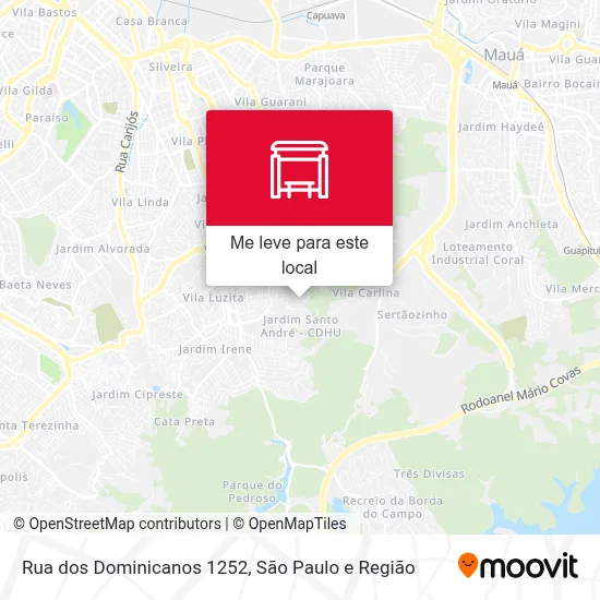 Rua dos Dominicanos 1252 mapa