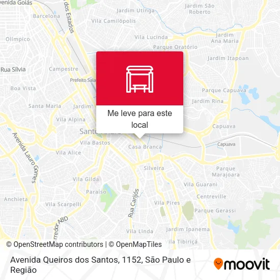 Avenida Queiros dos Santos, 1152 mapa