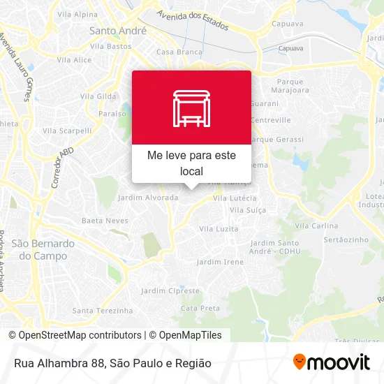 Rua Alhambra 88 mapa