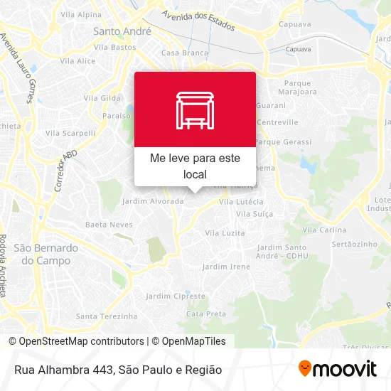 Rua Alhambra 443 mapa