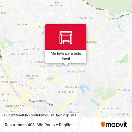 Rua Almada 408 mapa