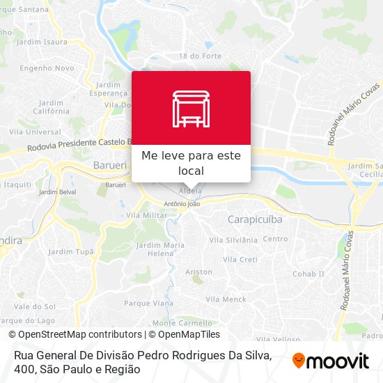 Rua General De Divisão Pedro Rodrigues Da Silva, 400 mapa