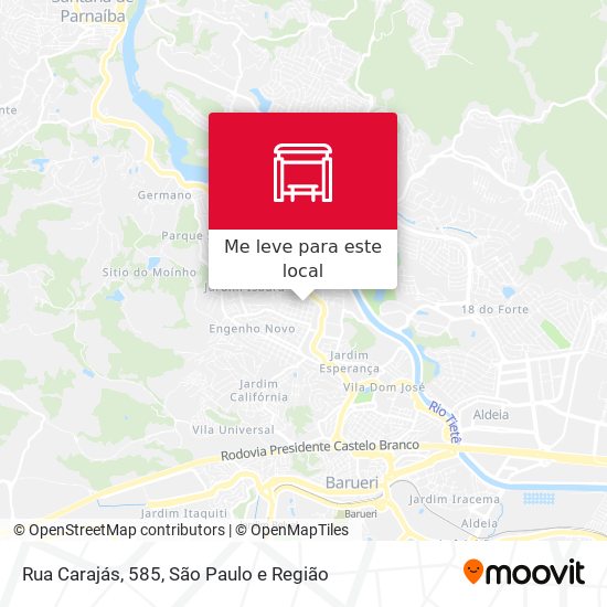 Rua Carajás, 585 mapa