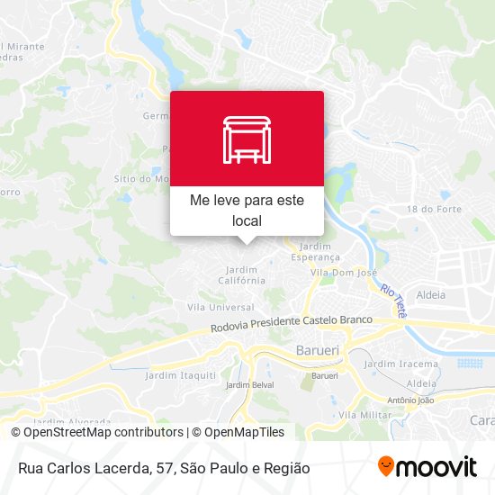 Rua Carlos Lacerda, 57 mapa