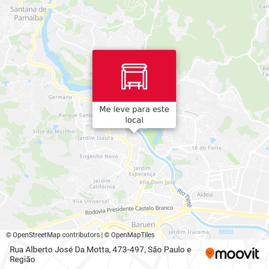 Rua Alberto José Da Motta, 473-497 mapa