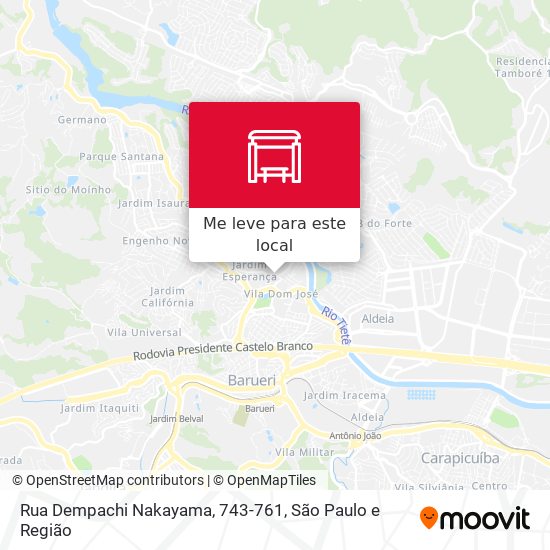 Rua Dempachi Nakayama, 743-761 mapa
