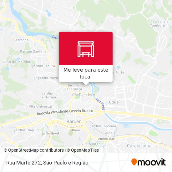 Rua Marte 272 mapa