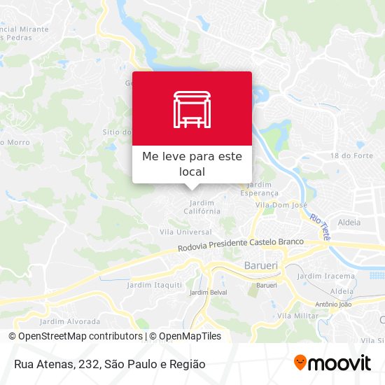 Rua Atenas, 232 mapa