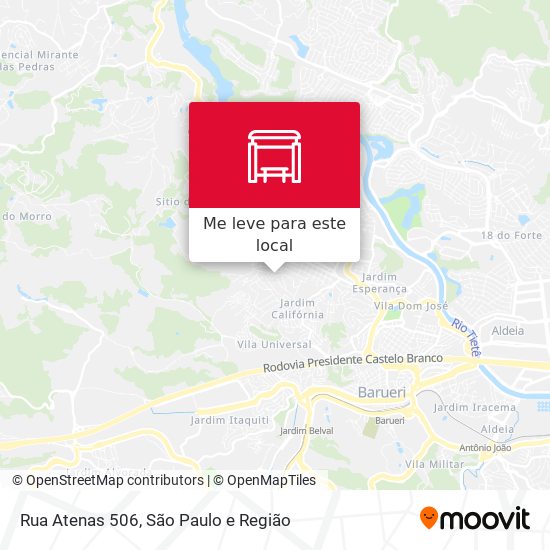 Rua Atenas 506 mapa