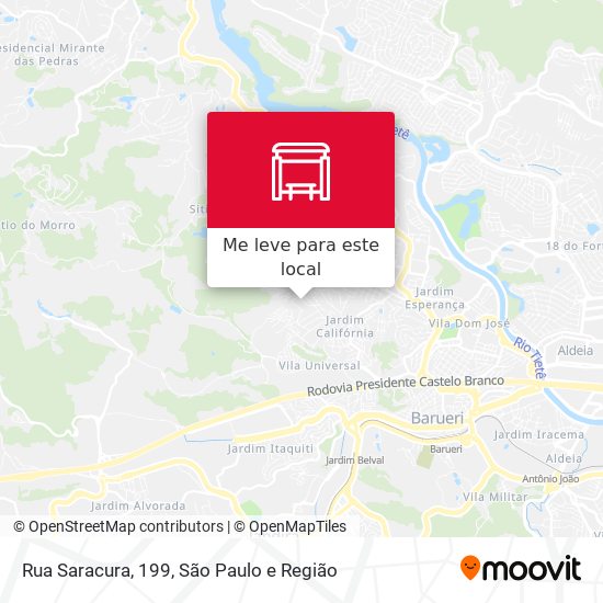 Rua Saracura, 199 mapa