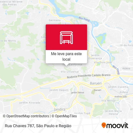 Rua Chaves 787 mapa