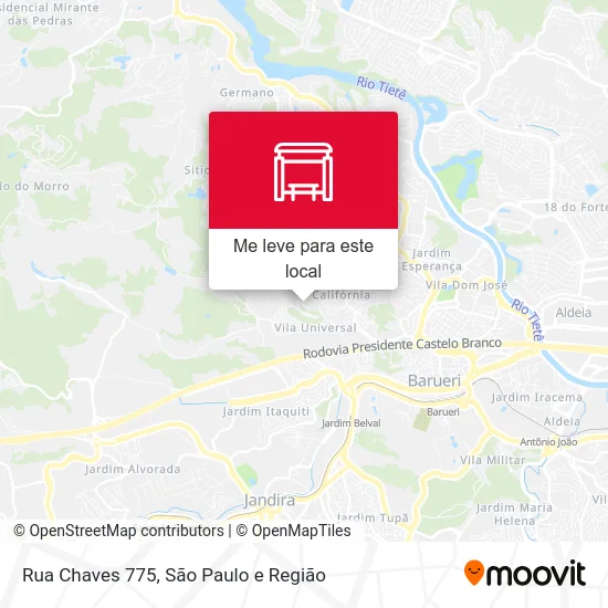 Rua Chaves 775 mapa
