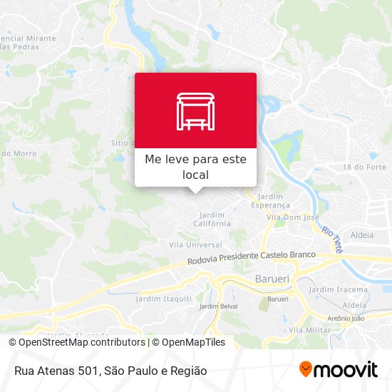 Rua Atenas 501 mapa
