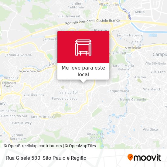 Rua Gisele 530 mapa