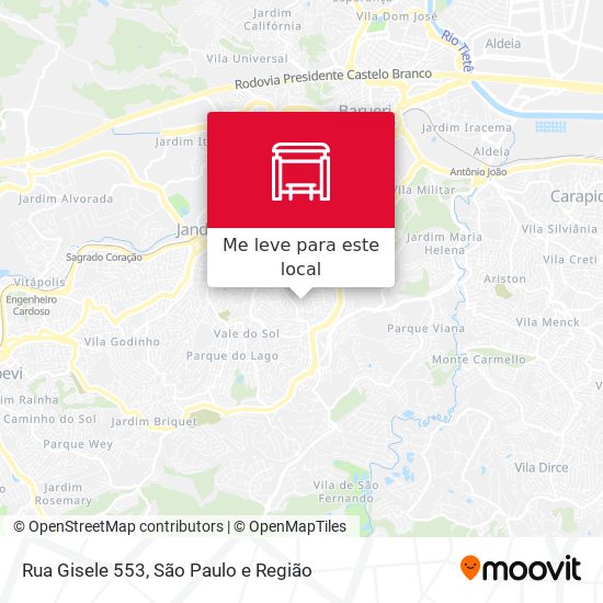 Rua Gisele 553 mapa