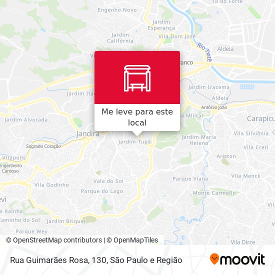 Rua Guimarães Rosa, 130 mapa