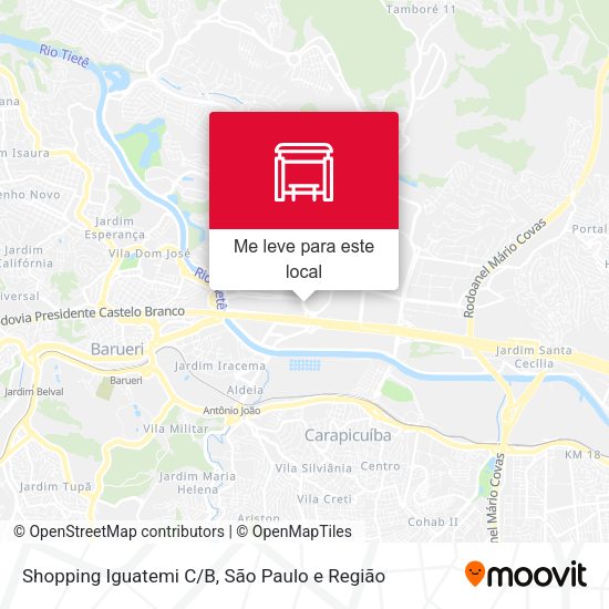 Shopping Iguatemi C/B mapa