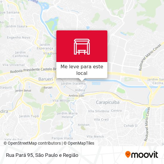 Rua Pará 95 mapa