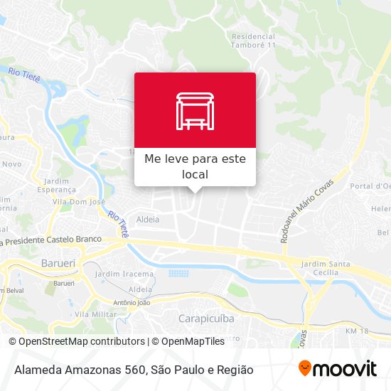 Alameda Amazonas 560 mapa