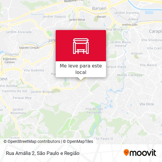 Rua Amália 2 mapa
