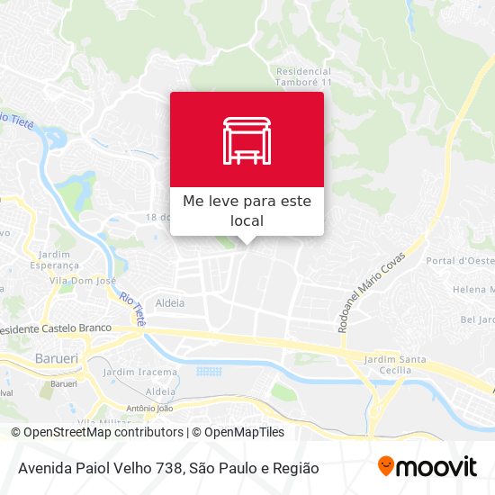 Avenida Paiol Velho 738 mapa