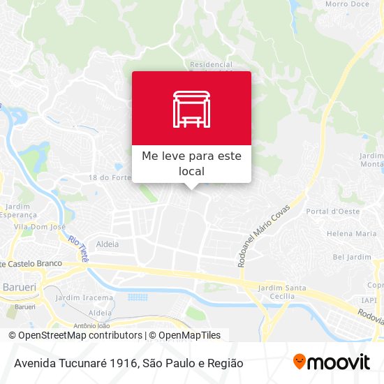Avenida Tucunaré 1916 mapa