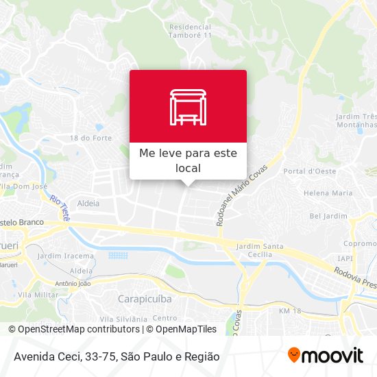 Avenida Ceci, 33-75 mapa