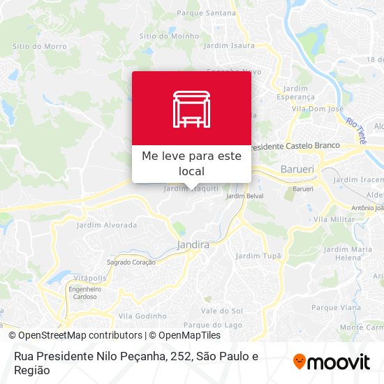 Rua Presidente Nilo Peçanha, 252 mapa